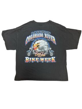 Vintage Laughlin Colorado River Bike Week 2009 Shirt Size: 2XL